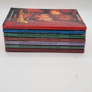 William McCay Young Indiana Jones Books 2-8 Paperback Lot Random House Good